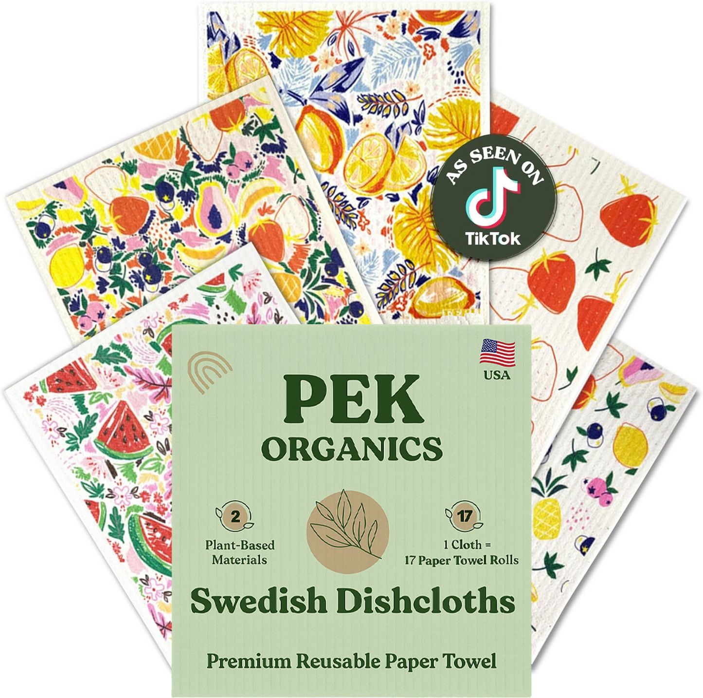 Pek Organics Cloth Co. Swedish Dishcloth